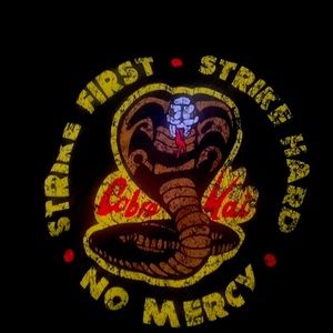 Cobra Kai strike first shirt